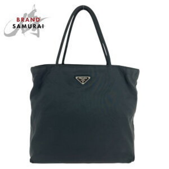 Prada Bag Tessuto triangular black nylon Shoulder - Picture 1 of 9
